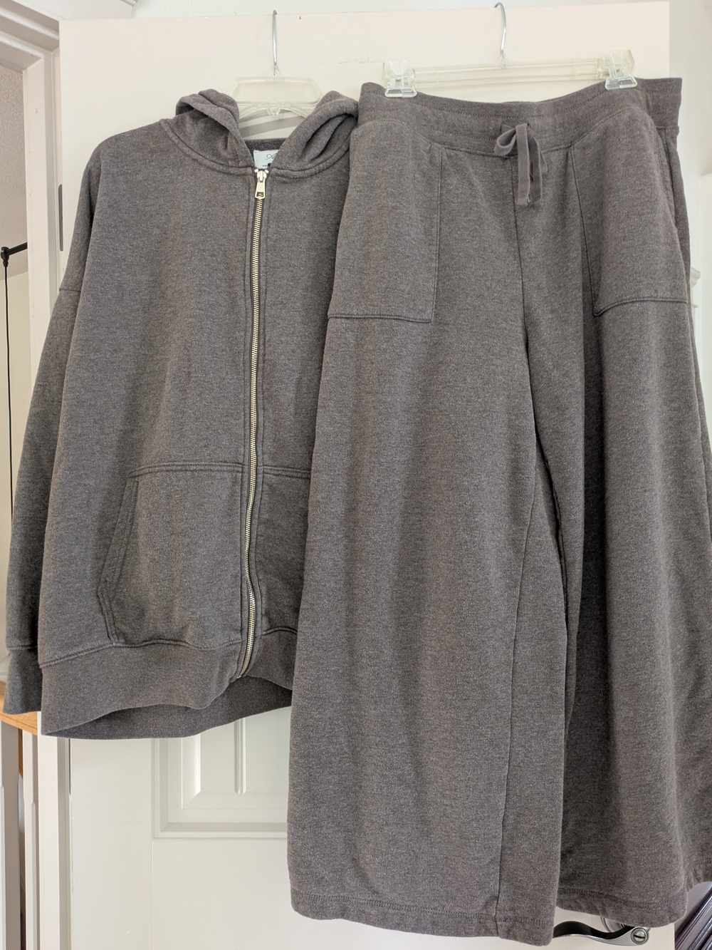 AE American Eagle Cozy Women's Hoodie & Jogger Set - Brown - Picture 5 of 10